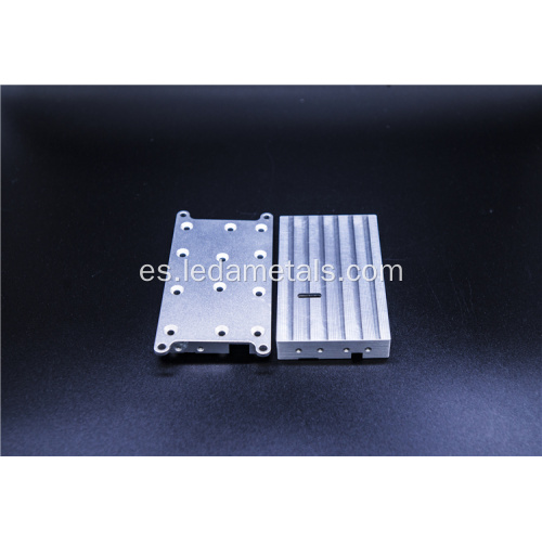 Cajas de cavidad interna de mecanizado CNC de precisión de aluminio
